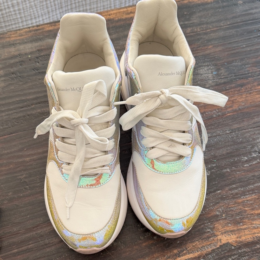 Alexander McQueen oversized Runners Kadin sneakers white 38